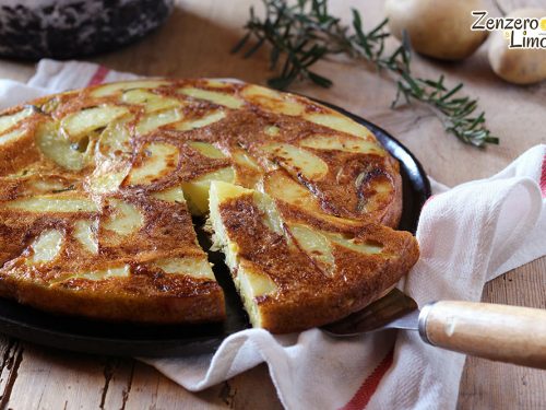 Frittata con patate e porri