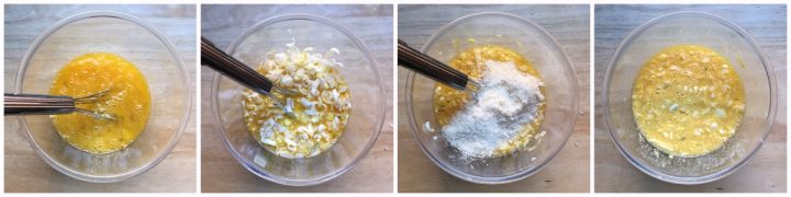 Frittata con patate - procedimento 3