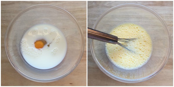 Crêpes alla rucola - procedimento 1