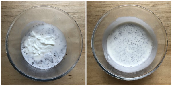 Chia pudding ai mirtilli - procedimento 2