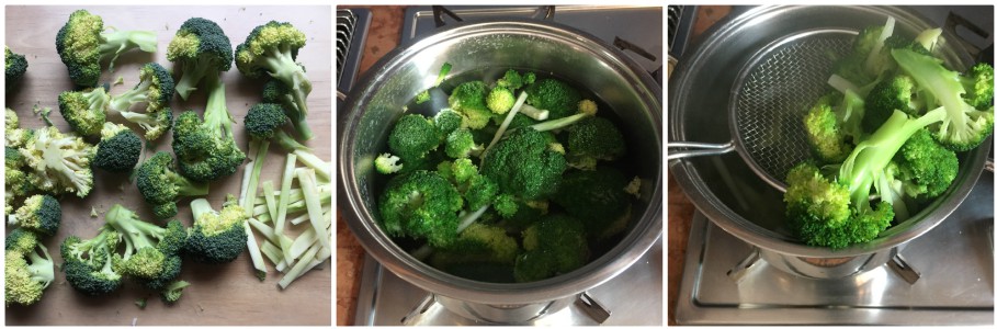 Pasta broccoli e acciughe - procedimento 1