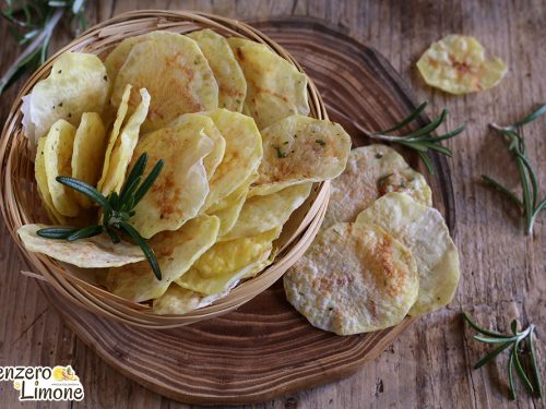 Patatine chips fatte in casa, ricetta senza olio