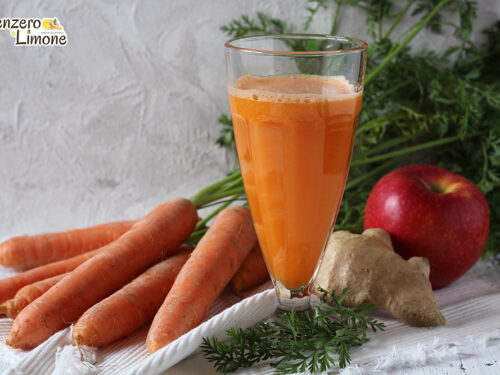 Succo di carota e zenzero