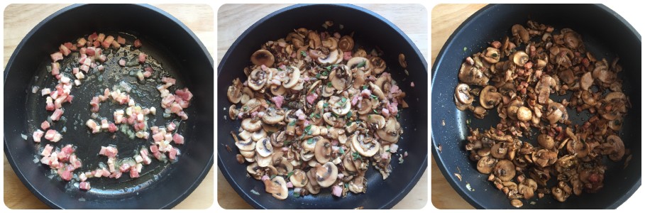 Gnocchetti alla boscaiola - procedimento 1