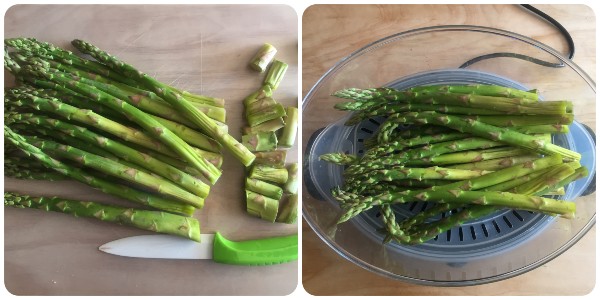 Pasta agli asparagi e uova - procedimento 1