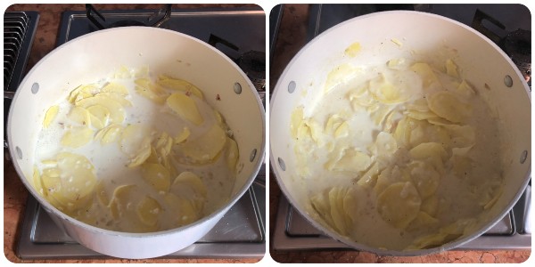 Gratin di patate e fontina - procedimento 3