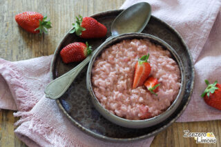 Risotto con le fragole