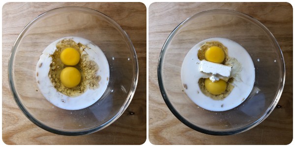 omelette di avena - procedimento 2