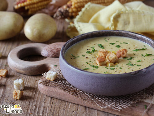 Corn chowder – zuppa di mais