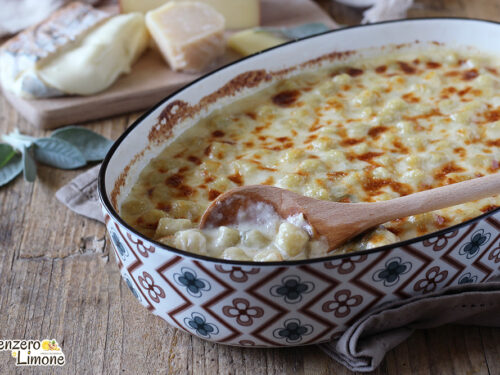 Gnocchi ai quattro formaggi