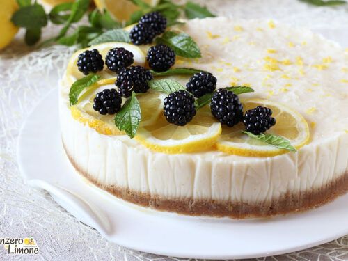 Torta fredda al limone