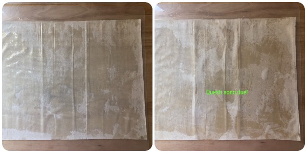triangoli di pasta fillo alla marmellata - procedimento 1