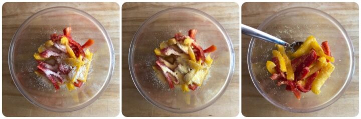 Peperoni in friggitrice ad aria | Zenzero e Limone