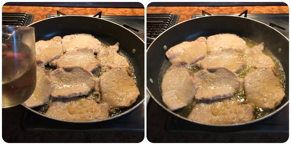 scaloppine ai pomodori e olive - procedimento 3