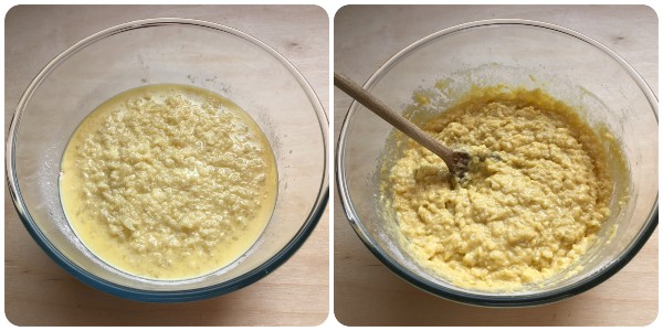 tortino con cipolle e formaggio - procedimento 6