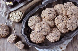 Biscotti integrali al cioccolato