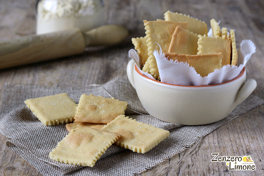 Crackers con farina di riso | Zenzero e Limone