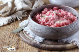Risotto rosa al gorgonzola