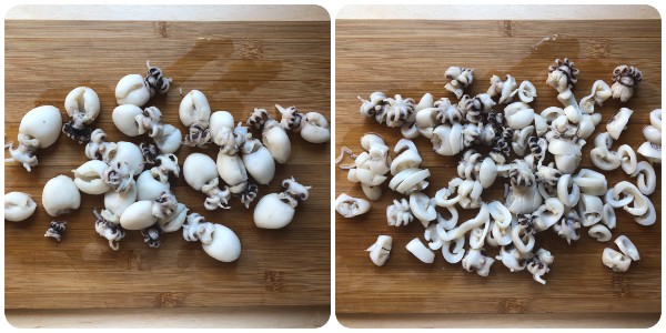 Seppioline saporite - procedimento 2