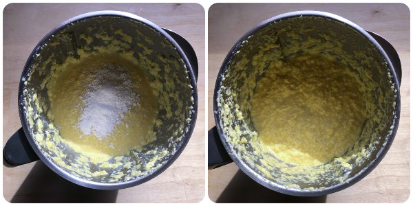 torta cremosa con cocco e mais - procedimento 3