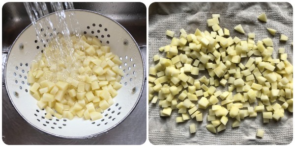 torta salata patate e formaggio - procedimento 2