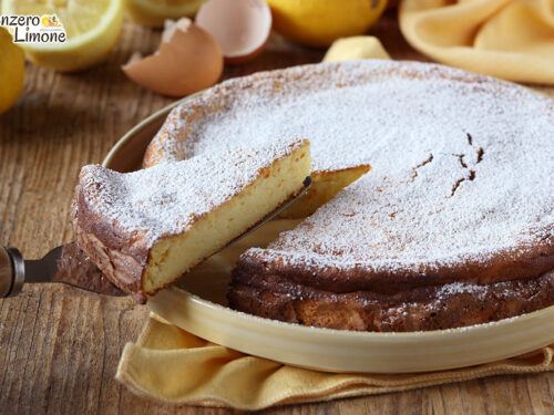 Torta cremosa alla ricotta e limone