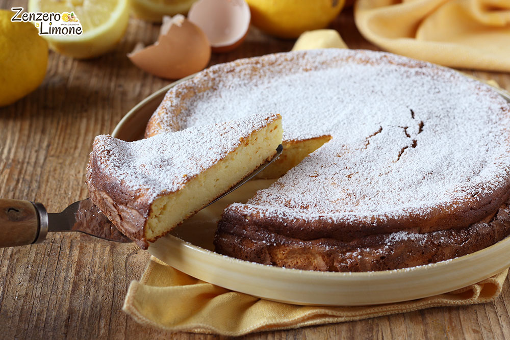 Torta cremosa alla ricotta e limone