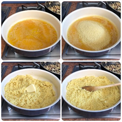cous cous semplice e veloce - cottura