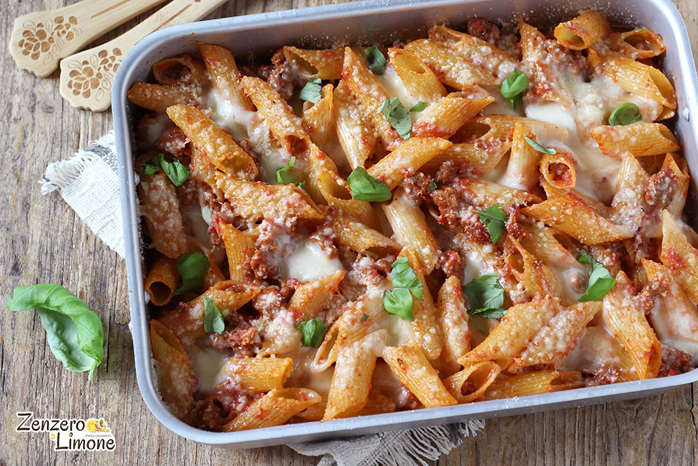 pasta al forno alla contadina