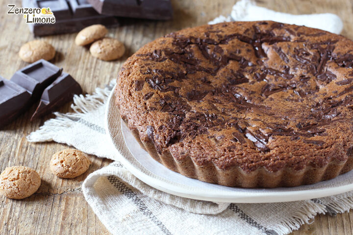 torta al cioccolato e amaretti