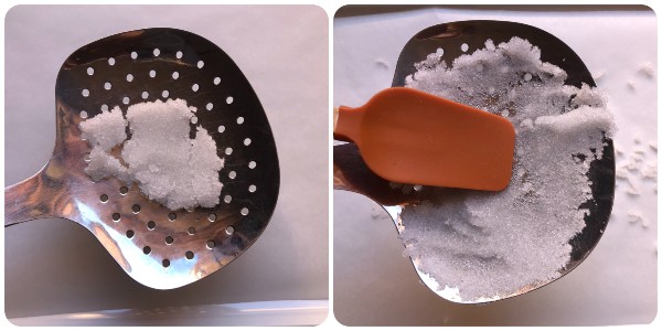come preparare la granella di zucchero - procedimento 2