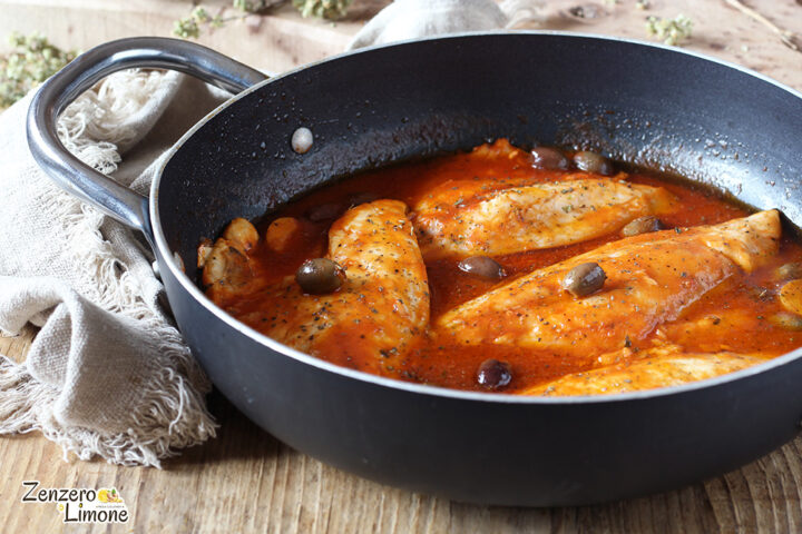 Filetti di orata in umido