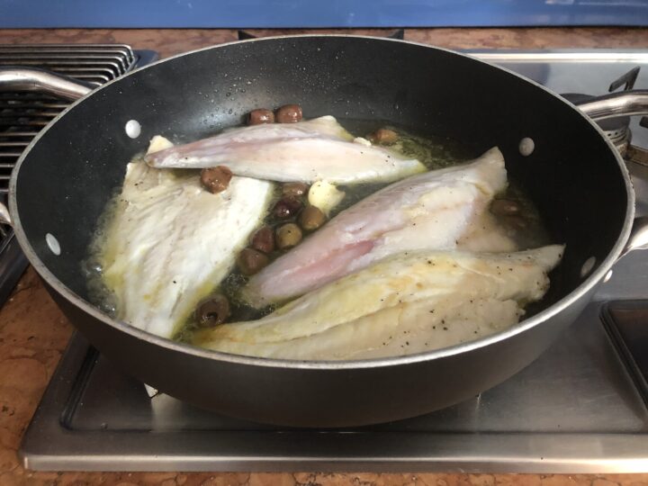 orata in umido - cottura 2