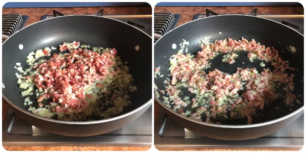 fusilli cremosi allo speck - procedimento 1