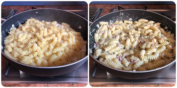fusilli cremosi allo speck - procedimento 3