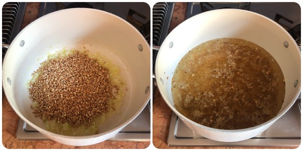 minestra di farro - cottura 1