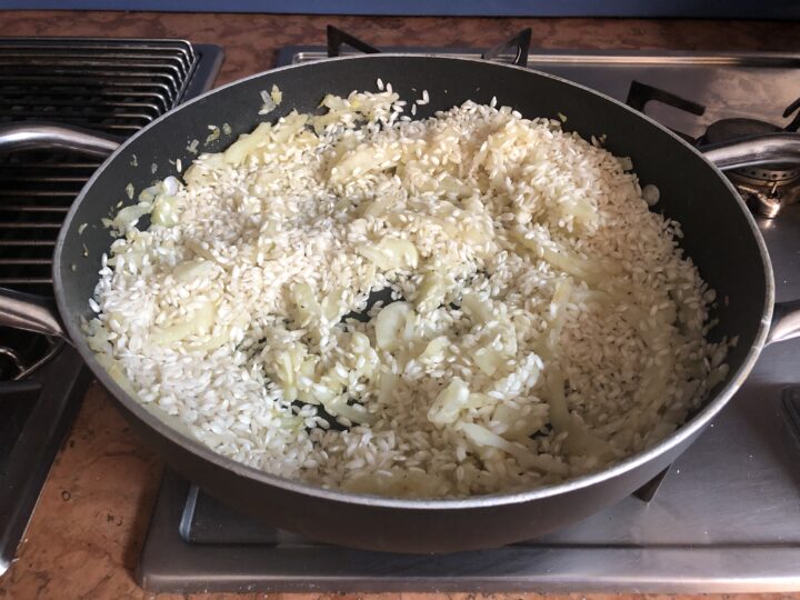 risotto con i finocchi - procedimento 2