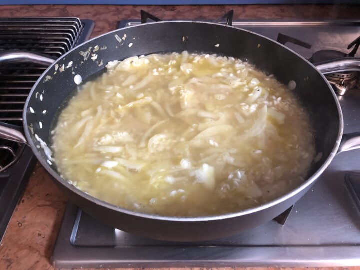 risotto con i finocchi - procedimento 3