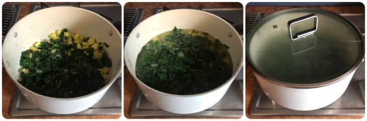 minestra di cavolo nero - cottura 2