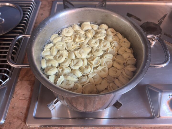 Tortellini al forno - cottura