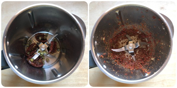 grissini sfiziosi - trito di pomodori secchi e capperi