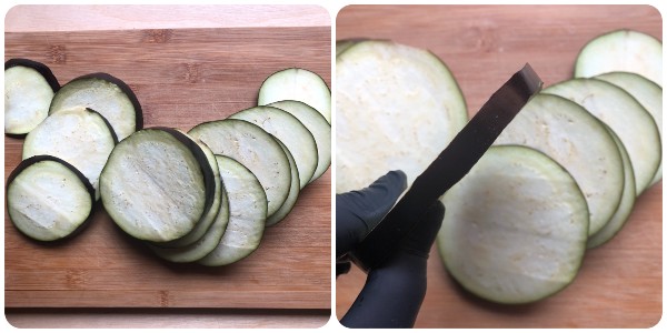 melanzane sfiziose - taglio