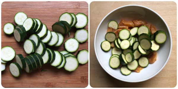 pollo e zucchine al forno - procedimento 2