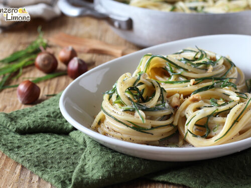 Spaghetti con gli agretti