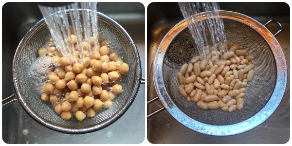 cotolette senza carne - ceci e cannellini