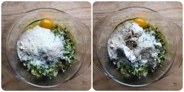 crocchette di patate e zucchine - impasto 2