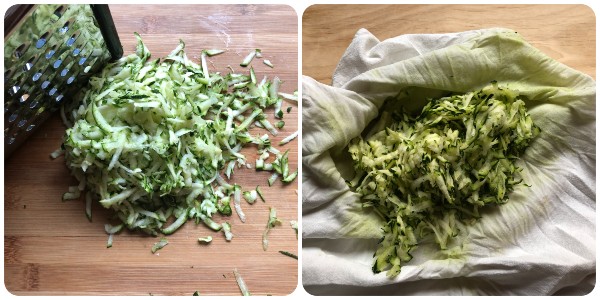 crocchette di patate e zucchine - zucchine a julienne