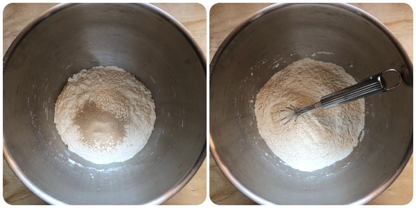 Pan bauletto alle zucchine - impasto 1