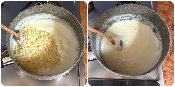Tortini di riso al forno - fonduta 3
