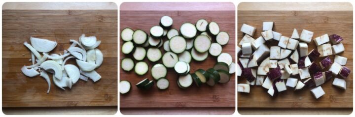 Stufato di zucchine e melanzane - ingredienti